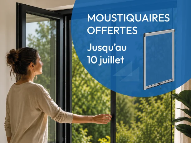 Profitez de l’air frais, sans les moustiques : TRIANGLES vous offre vos moustiquaires