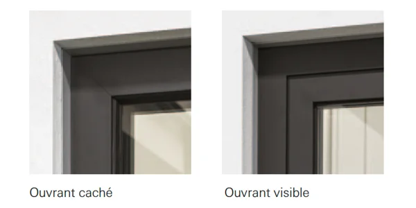 Ouvrant caché
