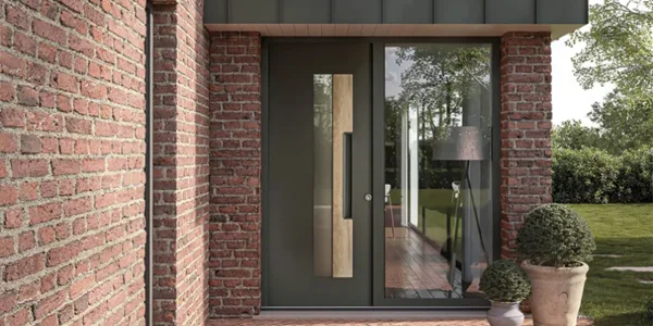 Porte pleine, semi-vitrée ou avec fixe vitré