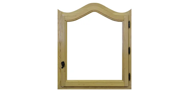 Portes-fenêtres bois et formes spécifiques