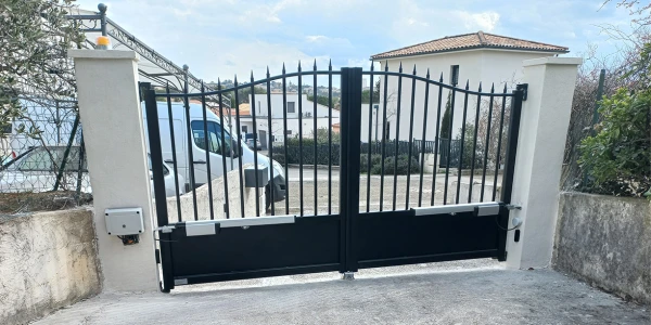 Motorisation du portail battant