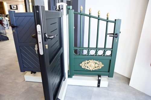 Portillons alu showroom Triola