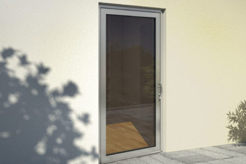 Porte entrée ALU vitrée